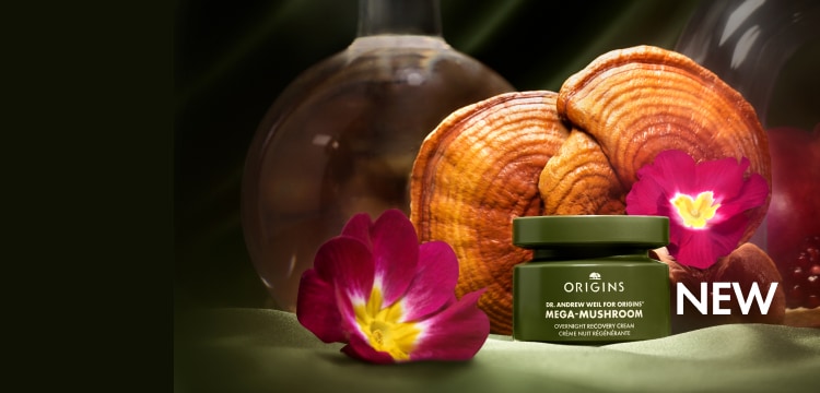 Dr. Andrew Weil pour Origins Mega-Mushroom