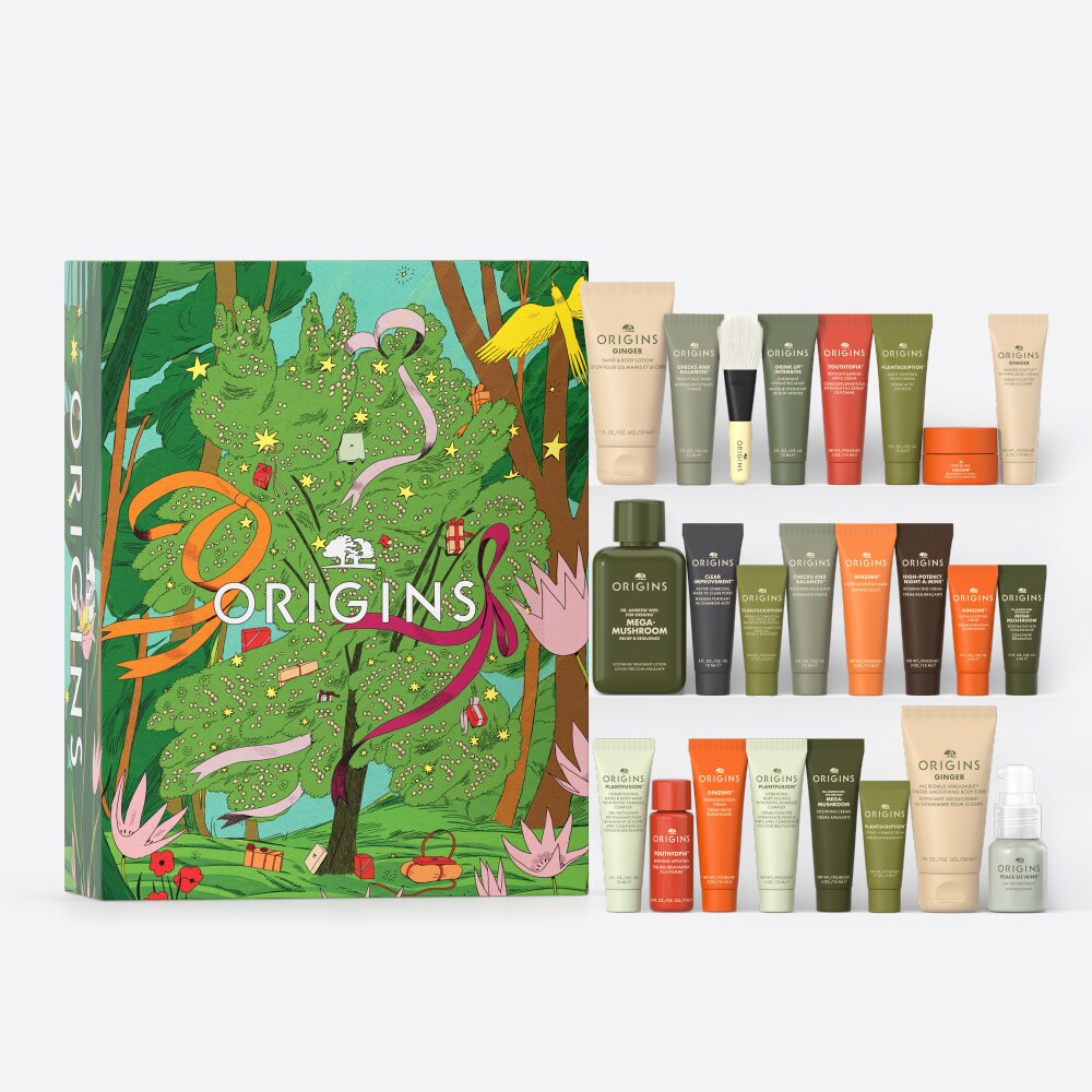 24 jours Origins Funhouse Essentials pour le visage et le corps (valeur de 369 $) 