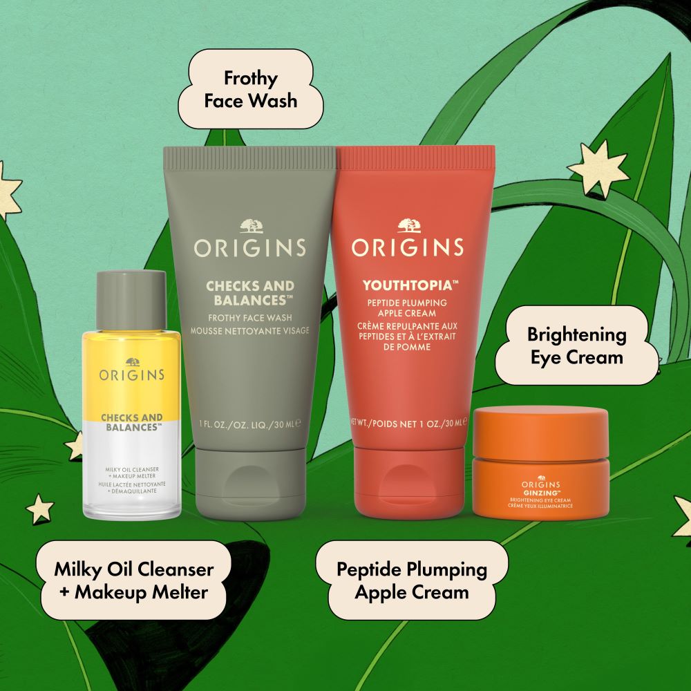 ESSENTIELS POUR NETTOYER ET ÉCLAIRCIR Nos essentiels de soins de la peau les plus appréciés (valeur de 77 $)